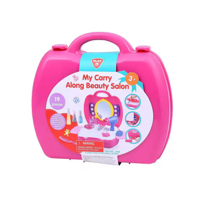 Set de joacă PlayGo My Carry Along Beauty Salon, salon de frumusețe, 19 piese, 3+ ani