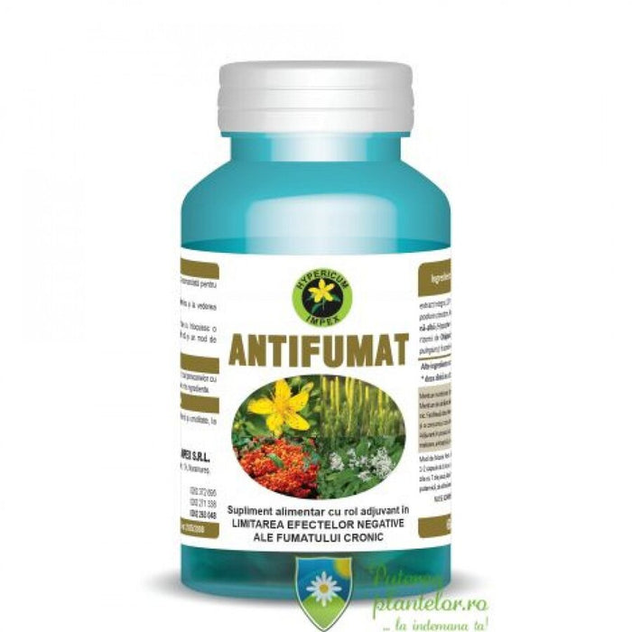 Supliment alimentar Hypericum Antifumat, 60 capsule