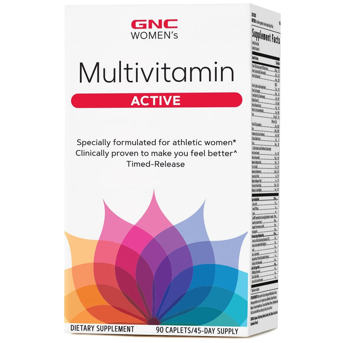 Supliment alimentar GNC Women's Multivitamin Active, pentru femei active, 90 comprimate