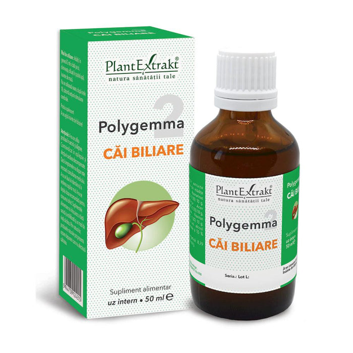 Supliment alimentar Plant Extract Polygemma 2 Căi biliare, 50 ml