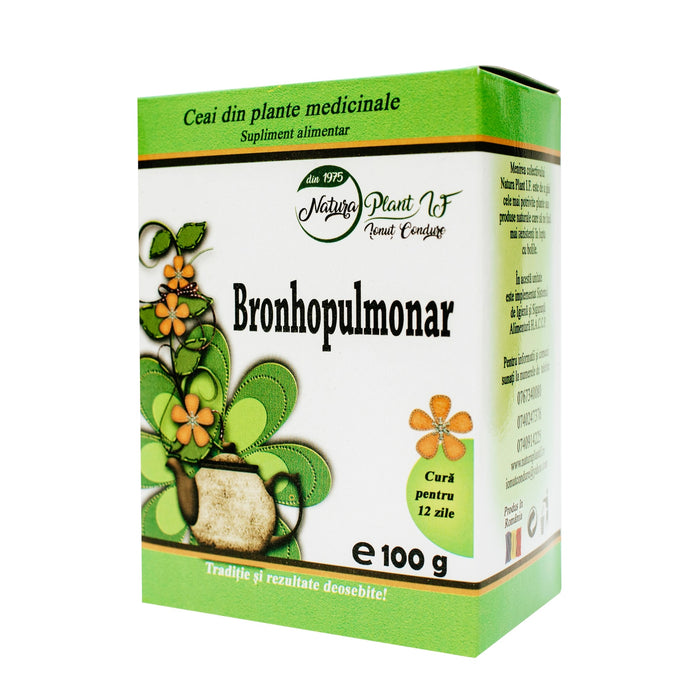 Ceai de plante Natura Plant Bronhopulmonar, 100 g