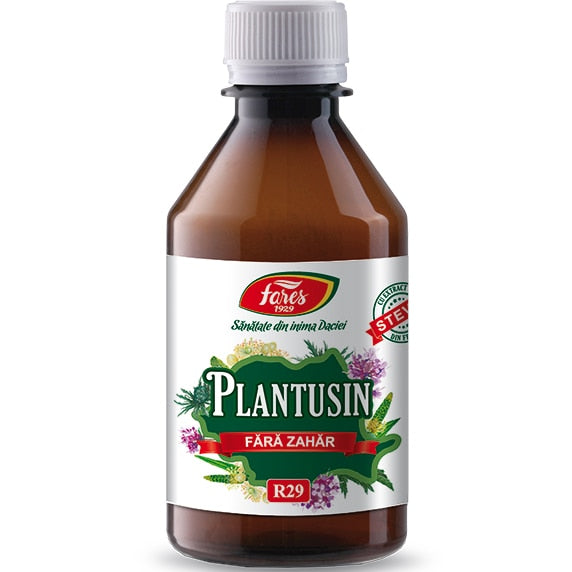 Sirop Plantusin Fares fără zahăr, 250 ml