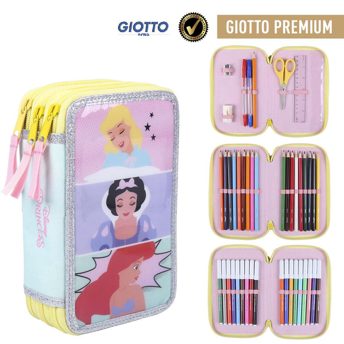 Penar Echipat, Disney Princess, 3 Compartimente, Multicolor