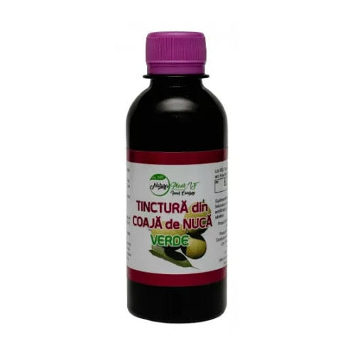 Tinctură din coajă de nucă verde Natura Plant Poieni, 200 ml