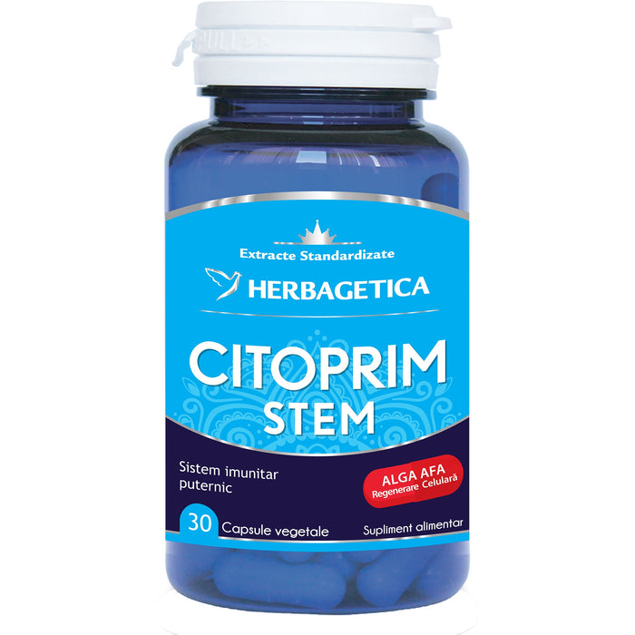 Supliment alimentar Herbagetica Citoprim Stem, 30 capsule vegetale