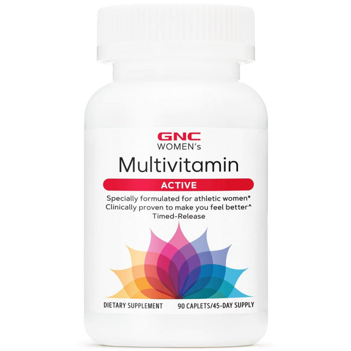 Supliment alimentar GNC Women's Multivitamin Active, pentru femei active, 90 comprimate