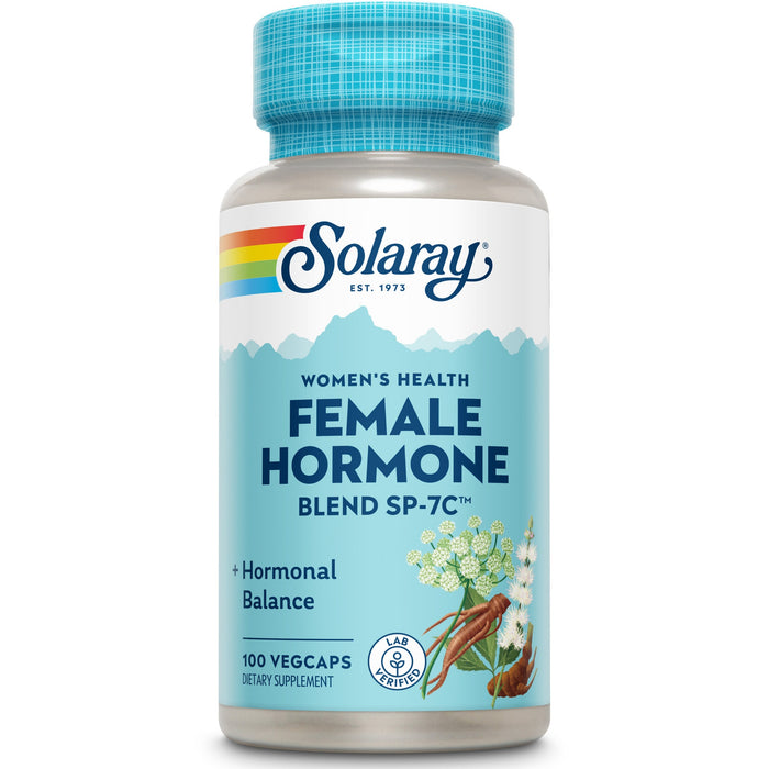 Supliment alimentar Solaray Female Hormone Blend, capsule vegetale, 100 capsule