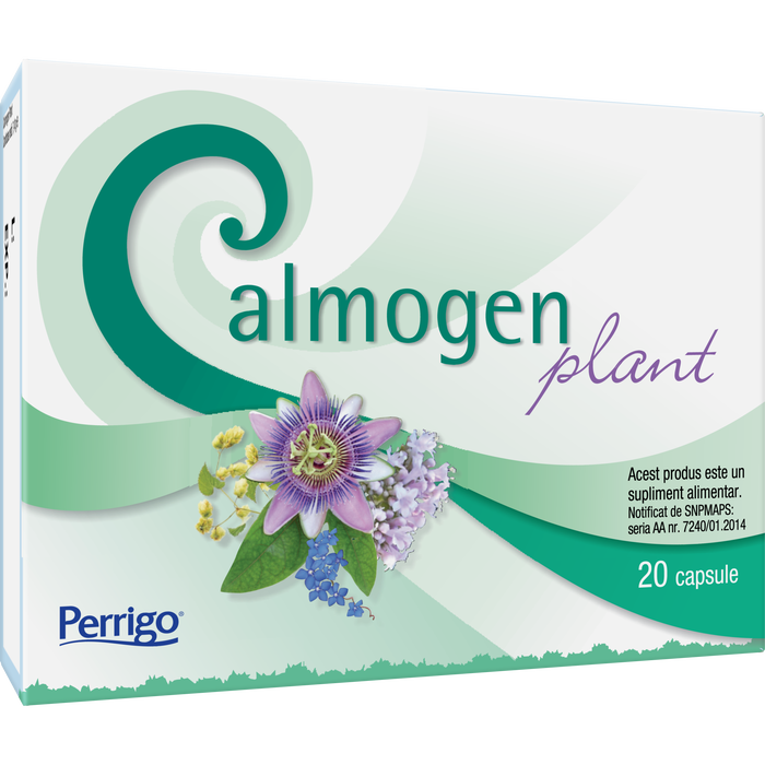 Supliment alimentar Calmogen Plant, 20 capsule