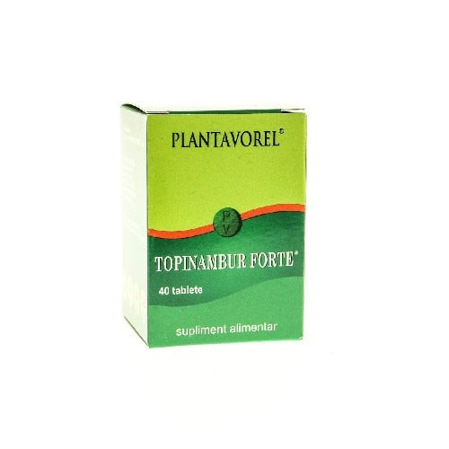 Supliment alimentar Plantavorel Topinambur Forte, 40 comprimate