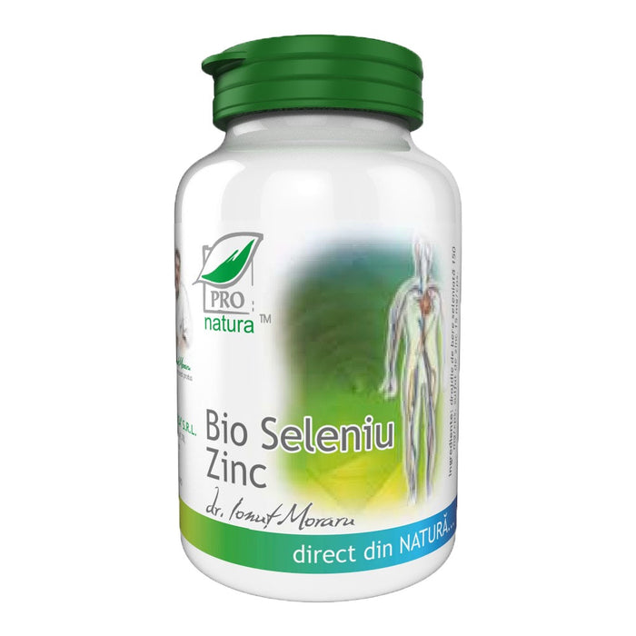 Supliment alimentar Pro-Natura Bio Seleniu Zinc, 60 capsule