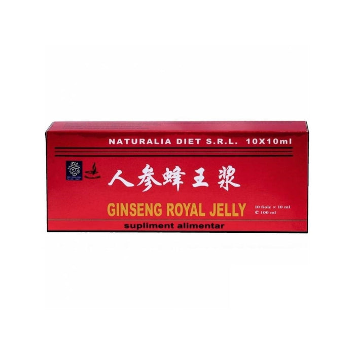 Supliment alimentar Naturalia Diet Royal Jelly & Ginseng, 10 fiole x 10 ml