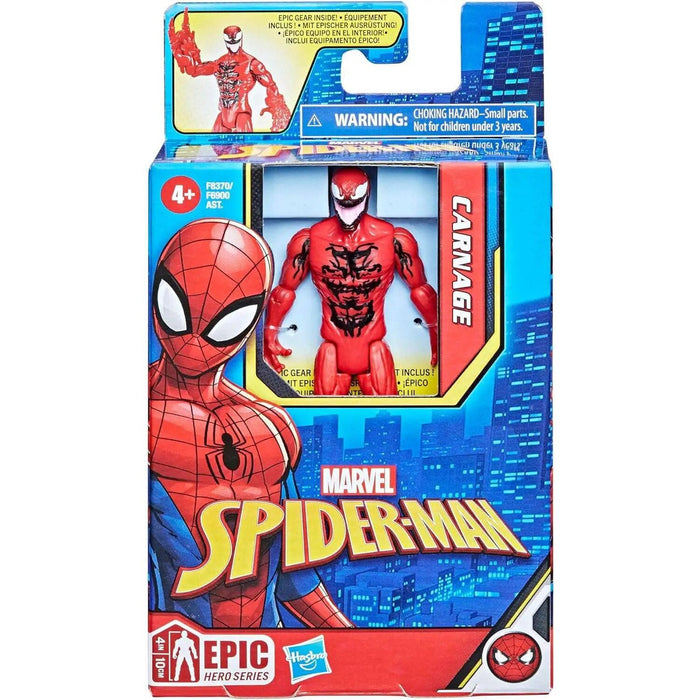 Figurină de acțiune Hasbro Marvel Spider-Man, Carnage, 10 cm, 4+ ani
