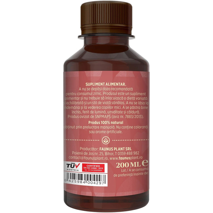 Tinctură Faunus Plant Siluetus, extract hidroalcoolic, 200 ml