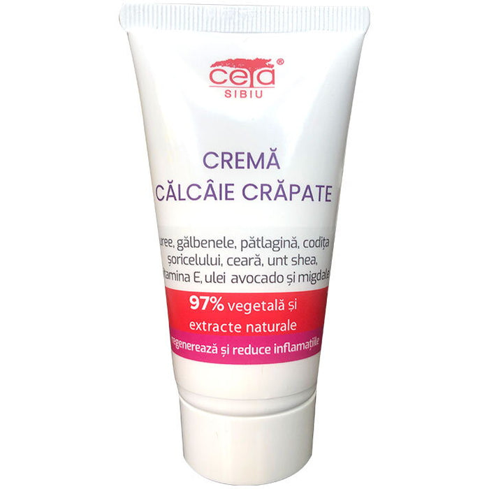 Cremă pentru călcâie crăpate Ceta Sibiu, 97% vegetală, 50 ml