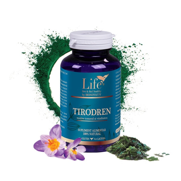 Supliment alimentar Bionovativ Tirodren, 120 capsule