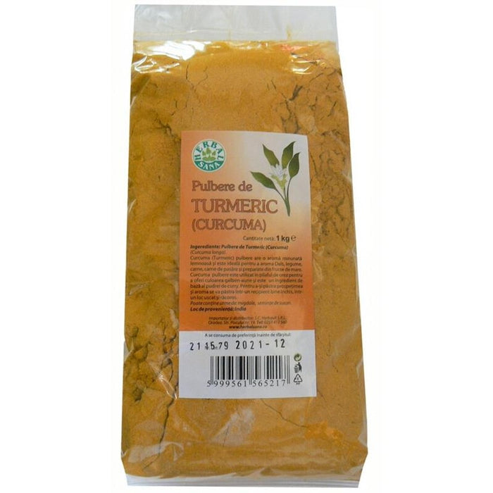 Turmeric pulbere Herbavit (Curcuma), 1 kg