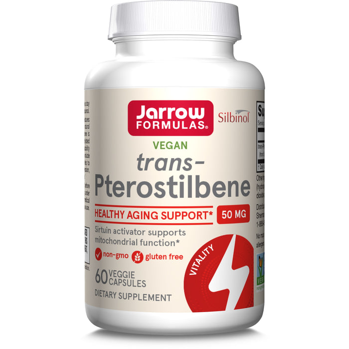 Supliment alimentar Jarrow Formulas Trans-Pterostilbene, 50 mg, capsule vegetale, 60 capsule