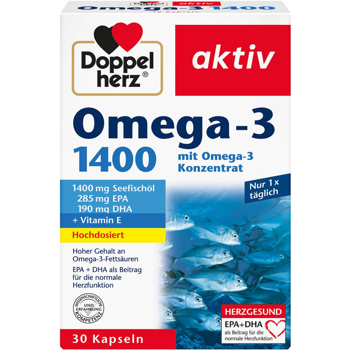 Supliment alimentar Doppelherz Omega-3 1400 mg, 30 capsule