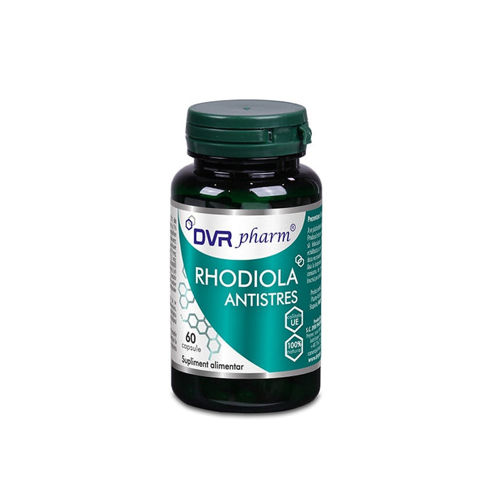 Supliment alimentar DVR Pharm Rhodiola Antistres, 60 capsule