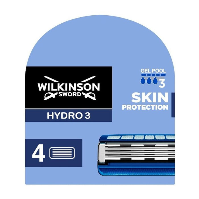 Rezerve lame de ras, Wilkinson Sword Hydro 3 Skin Protection, 4 bucăți, multicolor