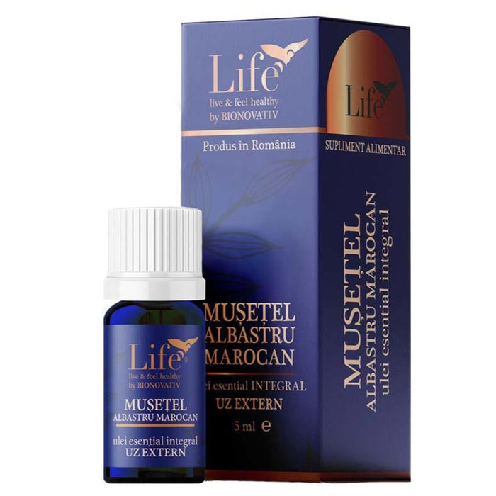 Ulei esențial Bionovativ Mușețel albastru marocan, pentru uz extern, 5 ml