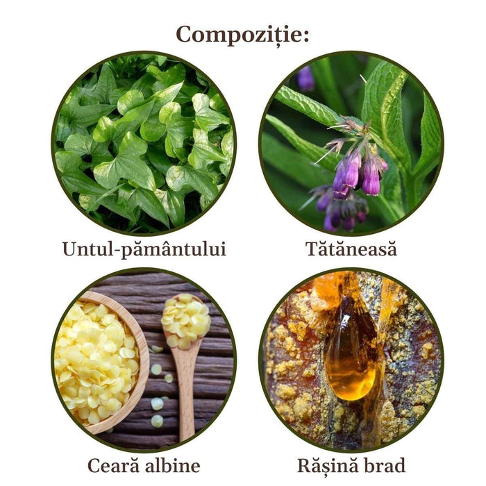 Unguent Faunus Plant Reumaticus cu untul-pământului și tătăneasă, 100 ml