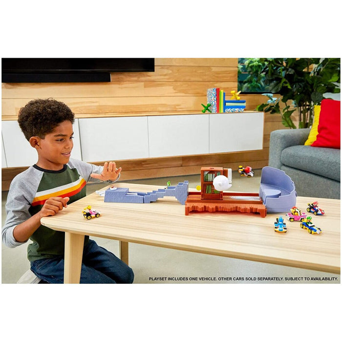 Set de joacă Hot Wheels, Pista Mario Kart, Fantoma Înfricoșătoare