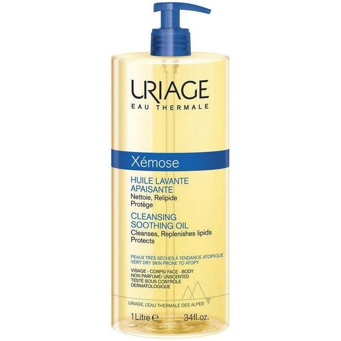 Ulei de duș, Uriage Xémose, 1 l, pentru piele uscată