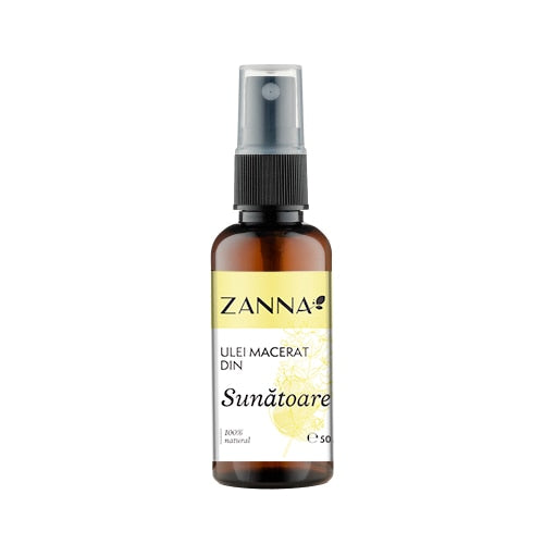 Ulei cosmetic Zanna, macerat din sunătoare, spray, 50 ml