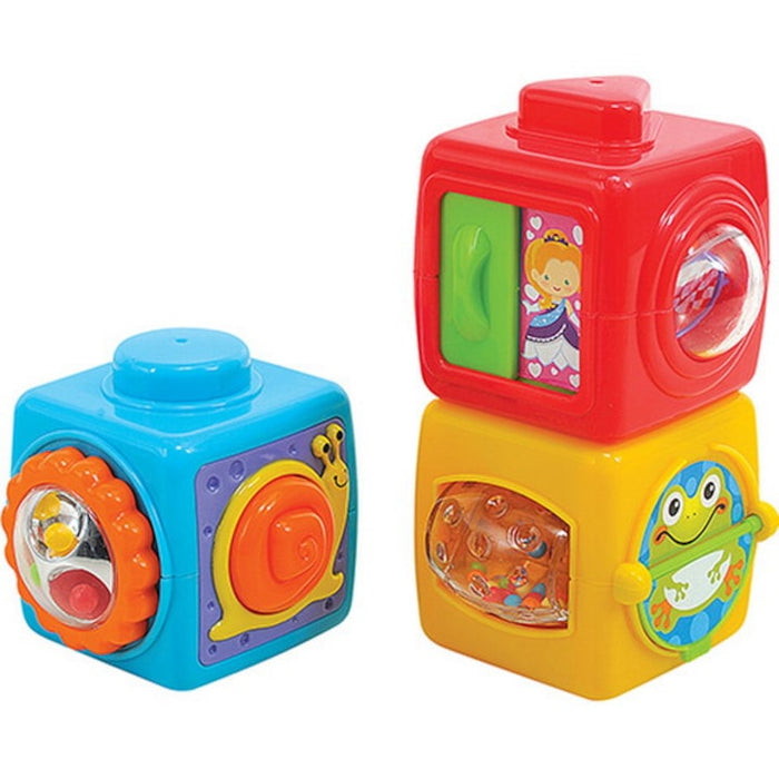 Cuburi cu activități PlayGo Action Blocks