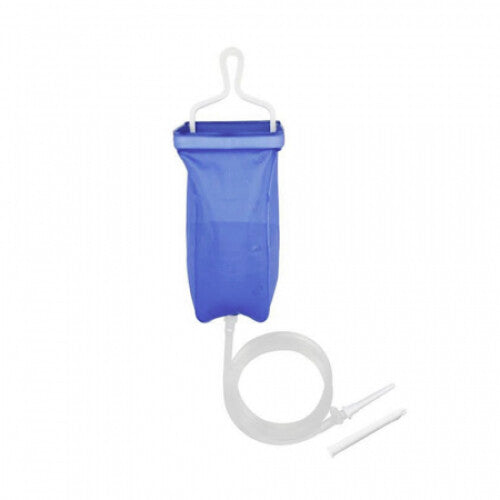 Dispozitiv pentru irigare intestinală și vaginală Minut, cu două capete, 2 l