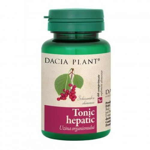 Supliment alimentar Dacia Plant Tonic hepatic, 60 comprimate