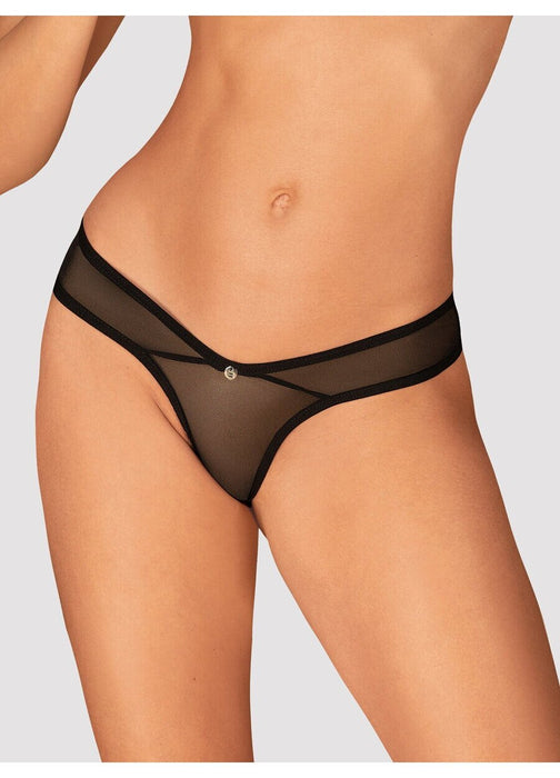 Chiloți sexy, Obsessive, Glandez, Negru, XS/S