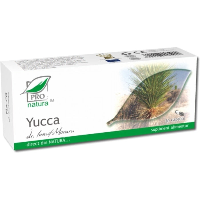 Supliment alimentar Pro-Natura Yucca, 200 capsule