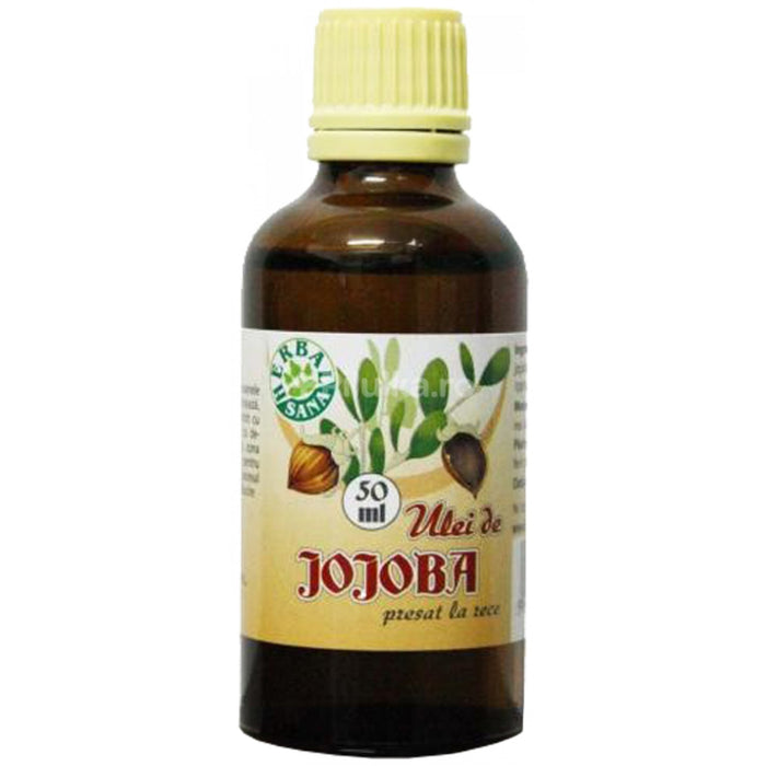 Ulei cosmetic Herbavit de jojoba, presat la rece, 50 ml