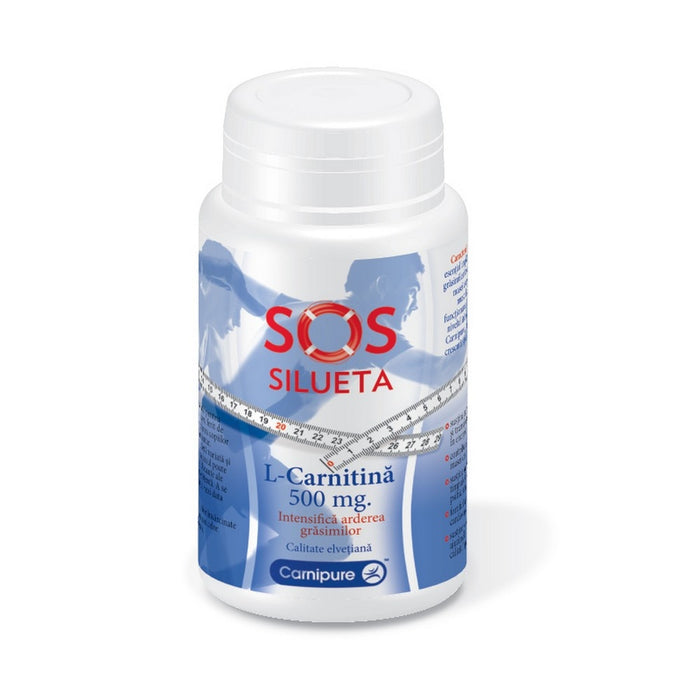 Supliment alimentar Rotta Natura L-Carnitina 500 mg, 60 capsule