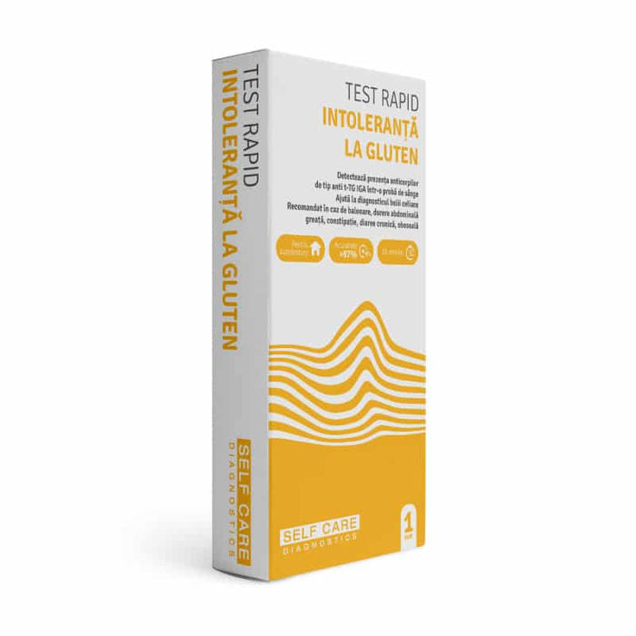 Test rapid Self Care pentru intoleranță la gluten, casetă, 1 bucată