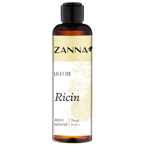 Ulei de ricin Zanna, presat la rece, 200 ml