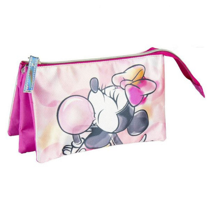 Penar cu 3 compartimente, Cerda, Minnie Mouse, Roz, Poliester