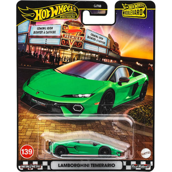Mașinuță Mattel Hot Wheels Boulevard, Lamborghini Temerario, scara 1:64