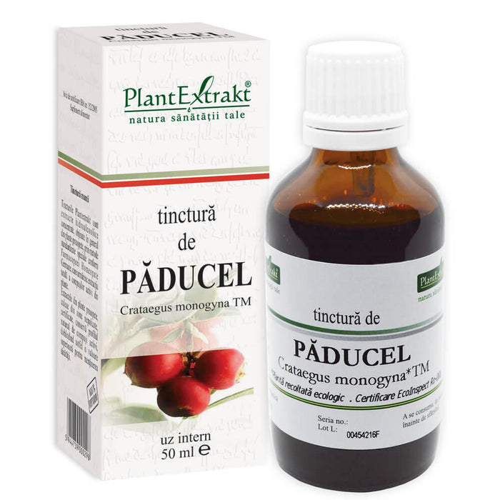 Tinctură de păducel PlantExtrakt, extract vegetal, 50 ml