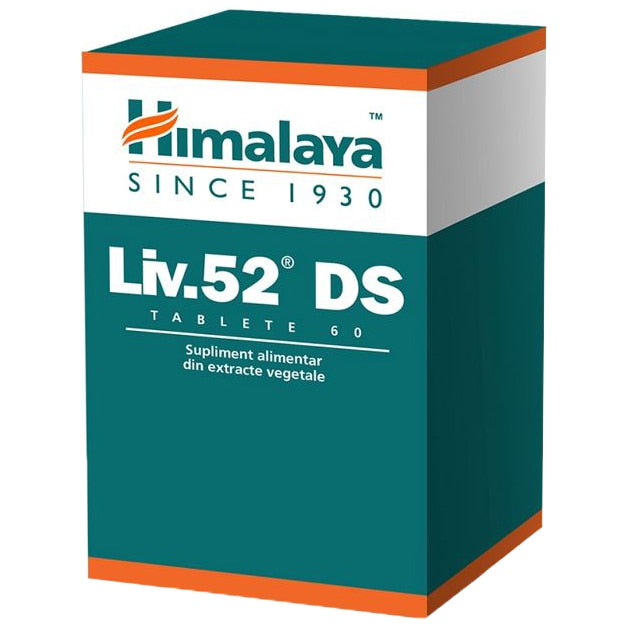 Supliment alimentar Himalaya Herbal Liv.52 DS cu extracte vegetale, 60 comprimate