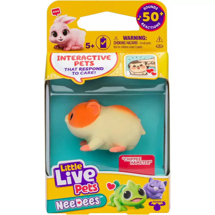Jucărie interactivă Moose Little Live Pets NeeDees seria 1, diverse modele, 5+ ani