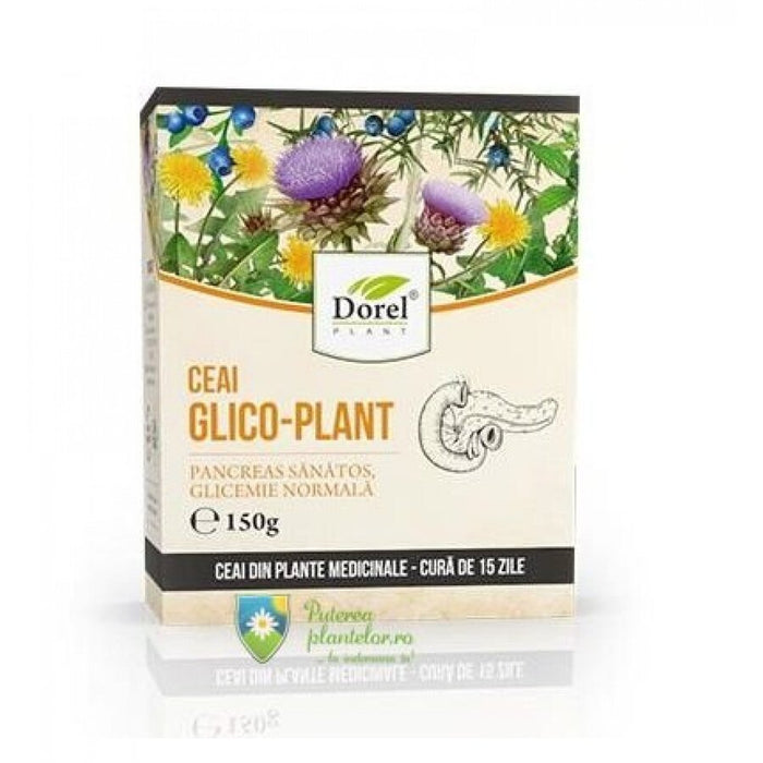 Ceai de plante Dorel Plant Glico-Plant, amestec de plante, 150 g