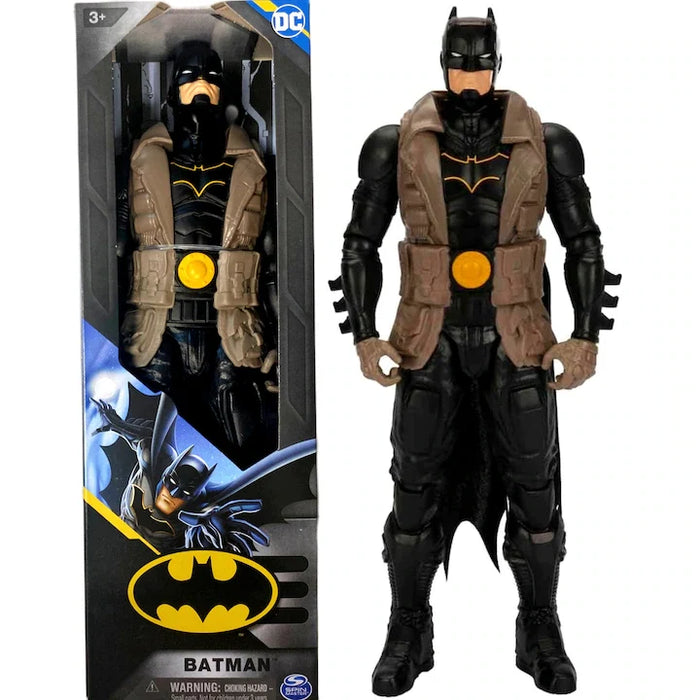 Figurină SpinMaster DC Batman, costum maro, 30 cm, 3+ ani