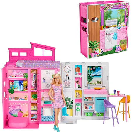 Casă de păpuși Mattel Barbie, cu păpușă și accesorii
