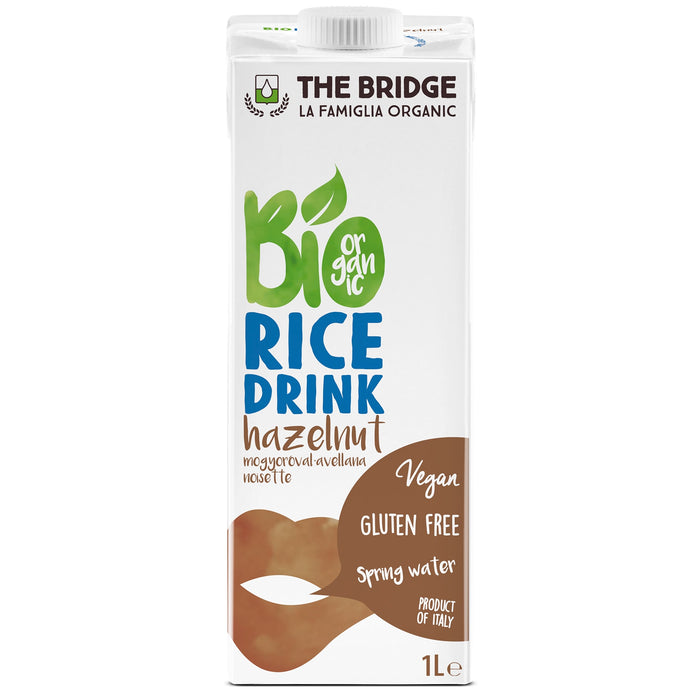 Băutură vegetală The Bridge din orez cu alune de pădure, ecologică, 1 l