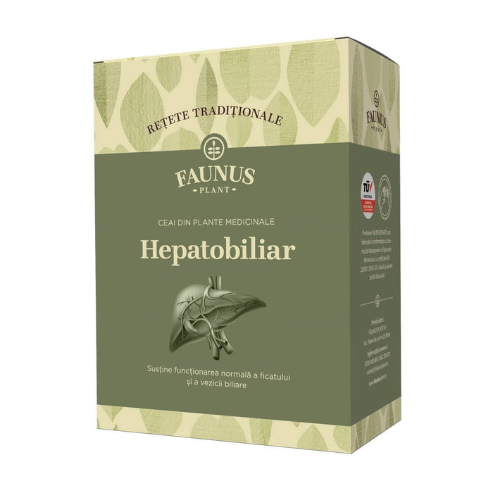 Ceai de plante Faunus Plant Hepatobiliar Rețete Tradiționale, 180 g