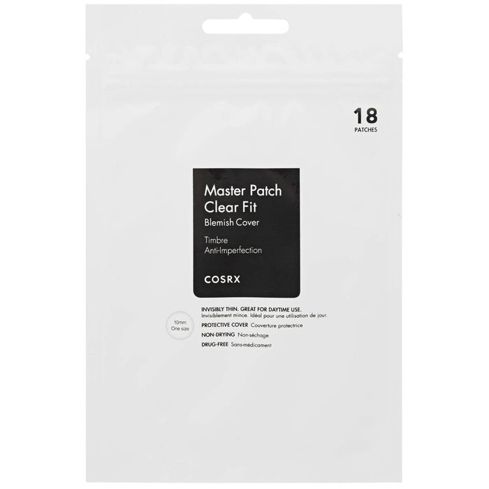 Plasturi hidrocoloidali COSRX Clear Fit Master Patch pentru ten, 18 buc