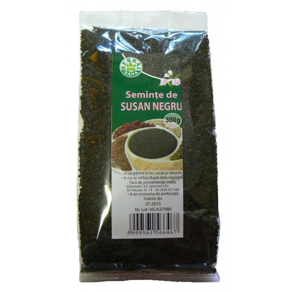 Semințe de susan negru Herbavit, 300 g